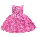 Kid Baby Girl Princess New Korean Version Flowers Dress