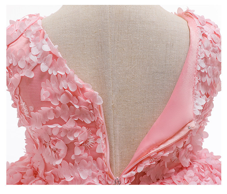 Kid Baby Girl Princess New Korean Version Flowers Dress