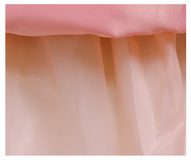 Kid Baby Girl Princess New Korean Version Flowers Dress