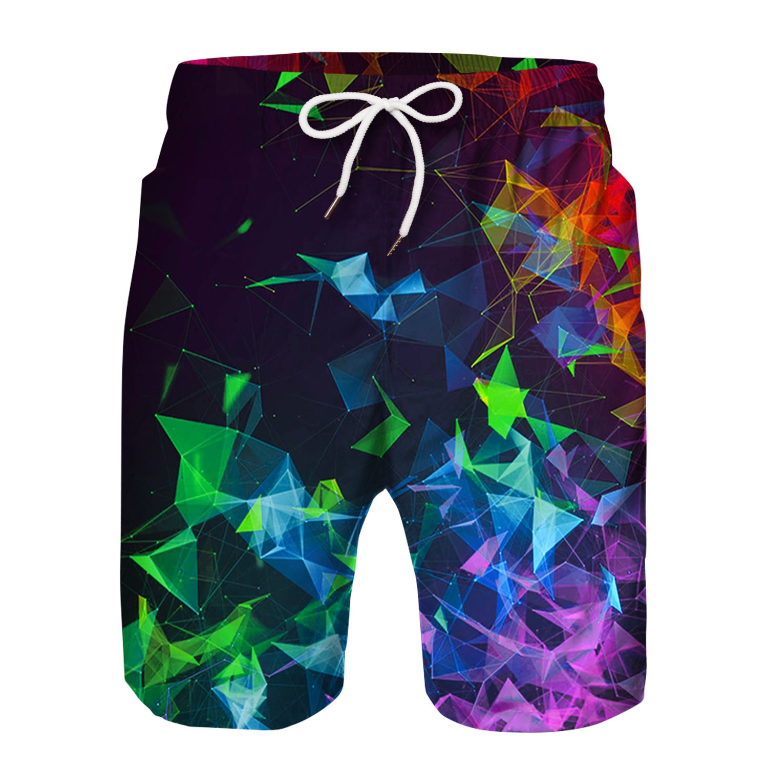 Family Matching Father Son Fog Digital Printing Holiday Loose Leisure Pants