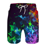 Family Matching Father Son Fog Digital Printing Holiday Loose Leisure Pants