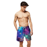 Family Matching Father Son Fog Digital Printing Holiday Loose Leisure Pants