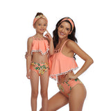 Family Matching Parent-child Bikini Split Fashionable Swimsuit