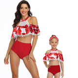 Family Matching Parent-child Bikini Split Fashionable Swimsuit
