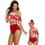 Family Matching Parent-child Bikini Split Fashionable Swimsuit
