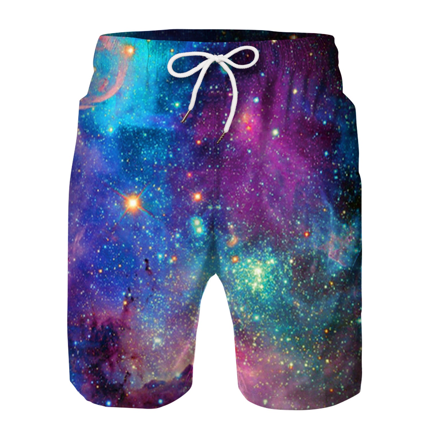 Family Matching Father Son Fog Digital Printing Holiday Loose Leisure Pants