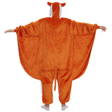 Family Matching Flannel Flying Squirrel Cartoon Animal Pajamas