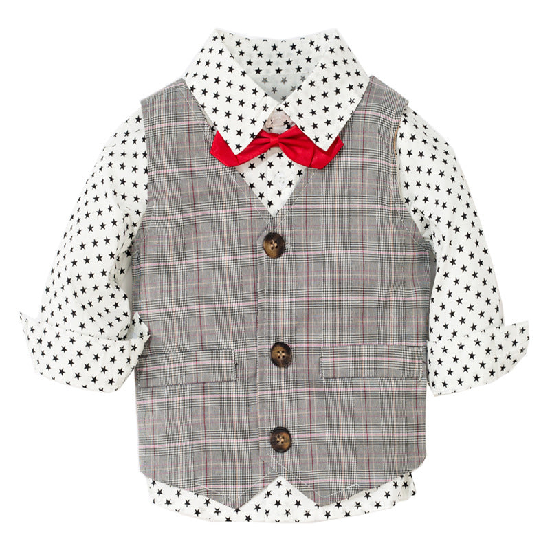 Gentleman Suit Baby Boy 2 Pcs Formal Set