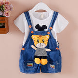 Baby Girl Shorts Summer Denim Jeans Overalls Pants