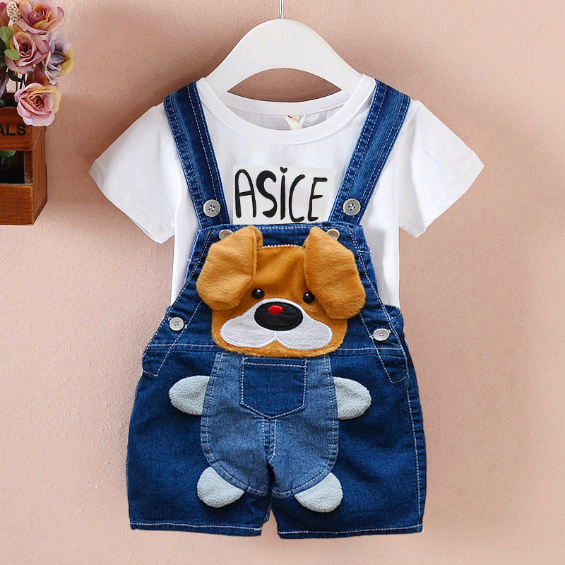 Baby Girl Shorts Summer Denim Jeans Overalls Pants