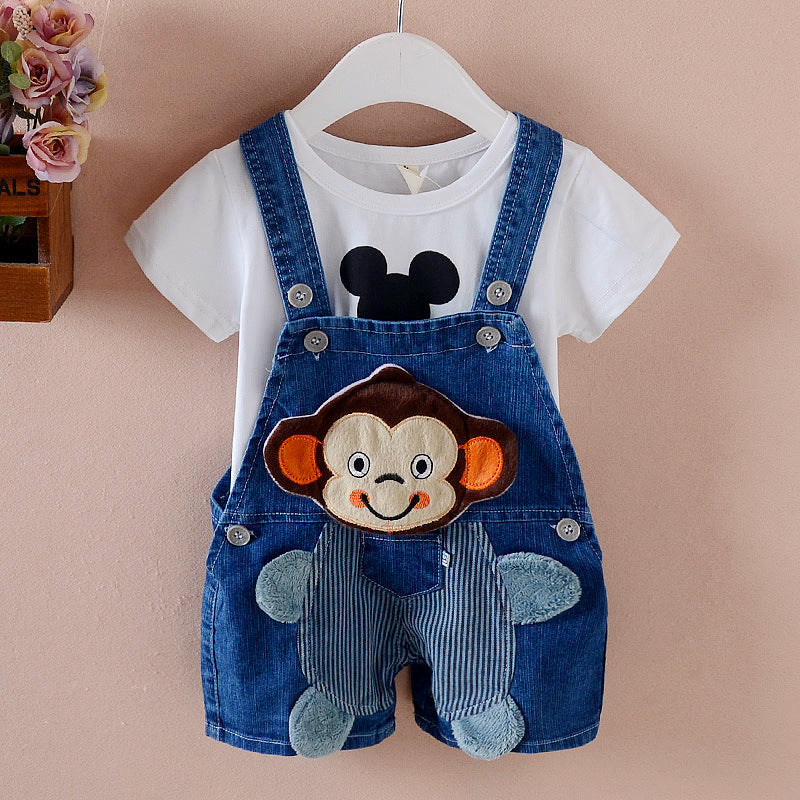 Baby Girl Shorts Summer Denim Jeans Overalls Pants