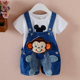 Baby Girl Shorts Summer Denim Jeans Overalls Pants