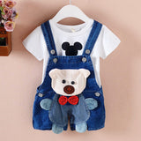 Baby Girl Shorts Summer Denim Jeans Overalls Pants