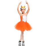 Kid Baby Girls Easter Tutu Fox Animal Cartoon Birthday Dresses