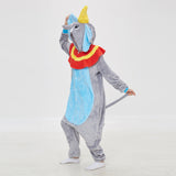 Family Matching Flying Elephant Cartoon Animal One-piece Pajamas