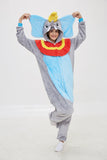 Family Matching Flying Elephant Cartoon Animal One-piece Pajamas