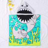 Kid Baby Cartoon Bath Towel Microfiber Hooded Beach Towel Pajamas