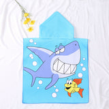 Kid Baby Cartoon Bath Towel Microfiber Hooded Beach Towel Pajamas