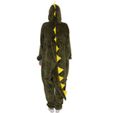 Family Matching Army Green Spiny Dragon Cartoon Animal Cute Pajamas