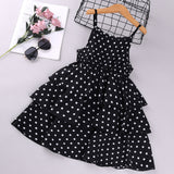 Kid Girl Sleeveless Summer Flower Print Dresses