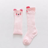 Baby Girls Cute Knee Bows Cotton Breathable Soft Non-slip Long Socks