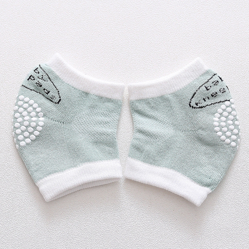 Baby Non-slip Knee Protector Crawling Elbow Kneepad Breathable Cotton Socks