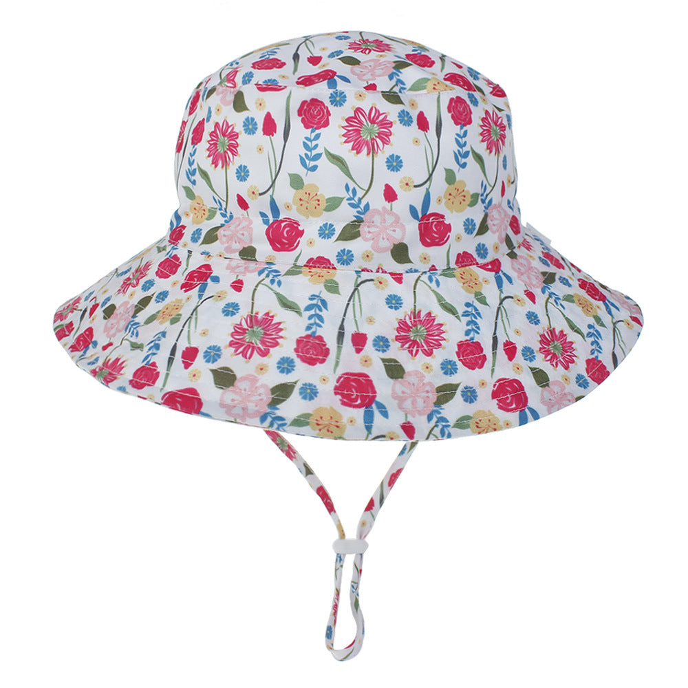 Kid Baby Summer Sun Hat Cap Unisex Beach Cartoon Infant Hats