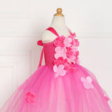 Kid Baby Girls Tutu Flowers Birthday Masquerade Party Unicorn Dresses