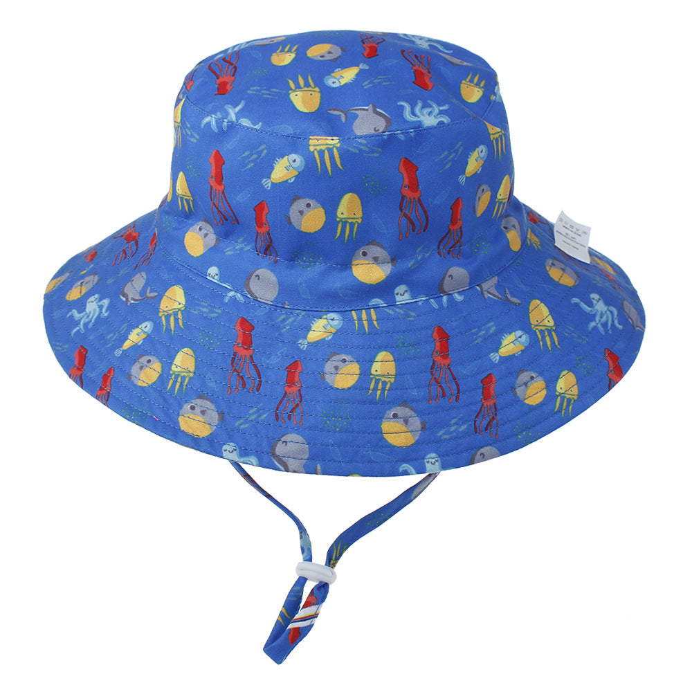 Kid Baby Summer Sun Hat Cap Unisex Beach Cartoon Infant Hats
