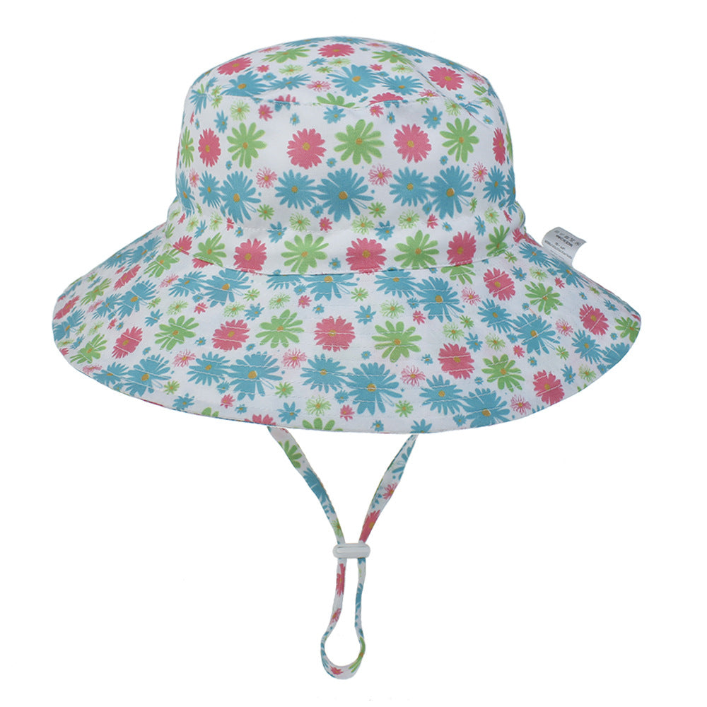 Kid Baby Summer Sun Hat Cap Unisex Beach Cartoon Infant Hats