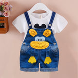 Baby Girl Shorts Summer Denim Jeans Overalls Pants