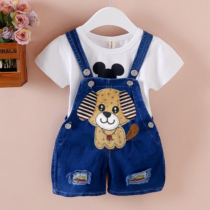 Baby Girl Shorts Summer Denim Jeans Overalls Pants