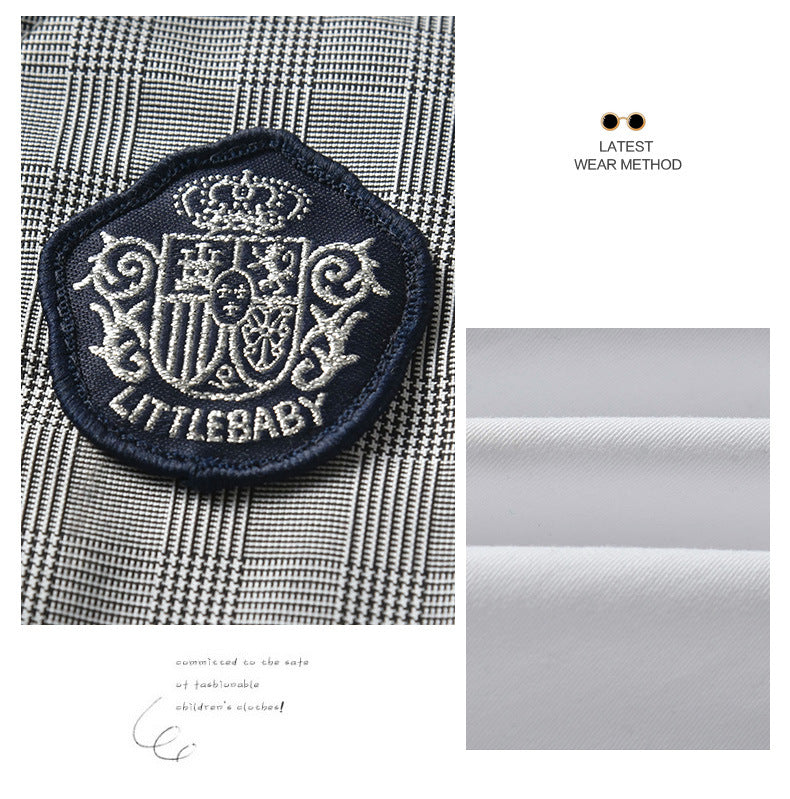 Baby Boy Onesie Gentleman Short Sleeve Climbing Suit Rompers