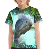 Kid Boy Cute Pug Animal Print Galaxy Space Summer T-shirt