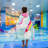 KidBaby Hooded Towel Spa Towel Blanket Kids Bathrobe Beach Pajamas