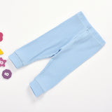 Girl Lace Round Neck Pit Stripe Long Sleeve Top and Trousers Pajamas 2 Pcs