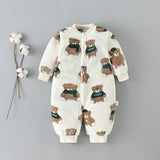 Thickened Baby Flannel Romper