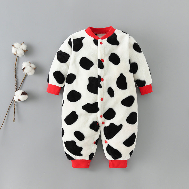 Thickened Baby Flannel Romper