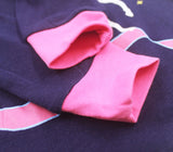 Kid Girl Air Conditioning Cotton Long Sleeve Threaded Pajamas