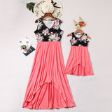 Family Matching Parent-child Digital Print Dress