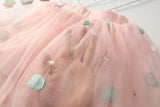 Kid Baby Girls Dot Embroidery Gauze Dance Skirts