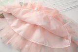 Kid Baby Girls Dot Embroidery Gauze Dance Skirts