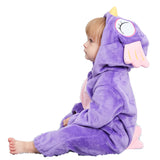 Baby Girl Animal Romper Warm Winter Pajamas