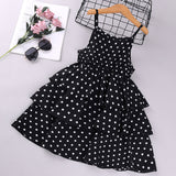 Kid Girl Sleeveless Summer Flower Print Dresses