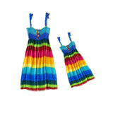 Family Matching Mother-daughter Slip Summer Beach Dress