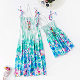 Family Matching Mother-daughter Slip Summer Beach Dress