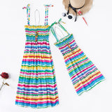 Family Matching Mother-daughter Slip Summer Beach Dress