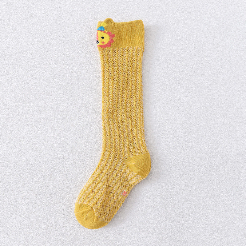 Baby Girls Cute Knee Bows Cotton Breathable Soft Non-slip Long Socks