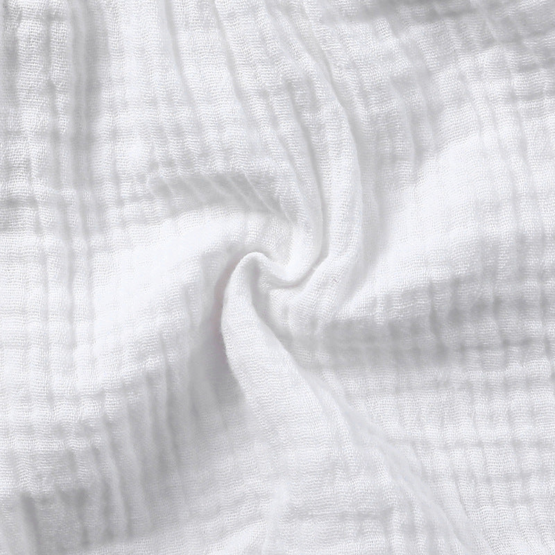 Toddler Baby Girl Summer Cotton Linen Sleeveless Shorts 2 Pcs Set