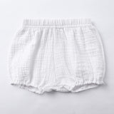 Toddler Baby Girl Summer Cotton Linen Sleeveless Shorts 2 Pcs Set